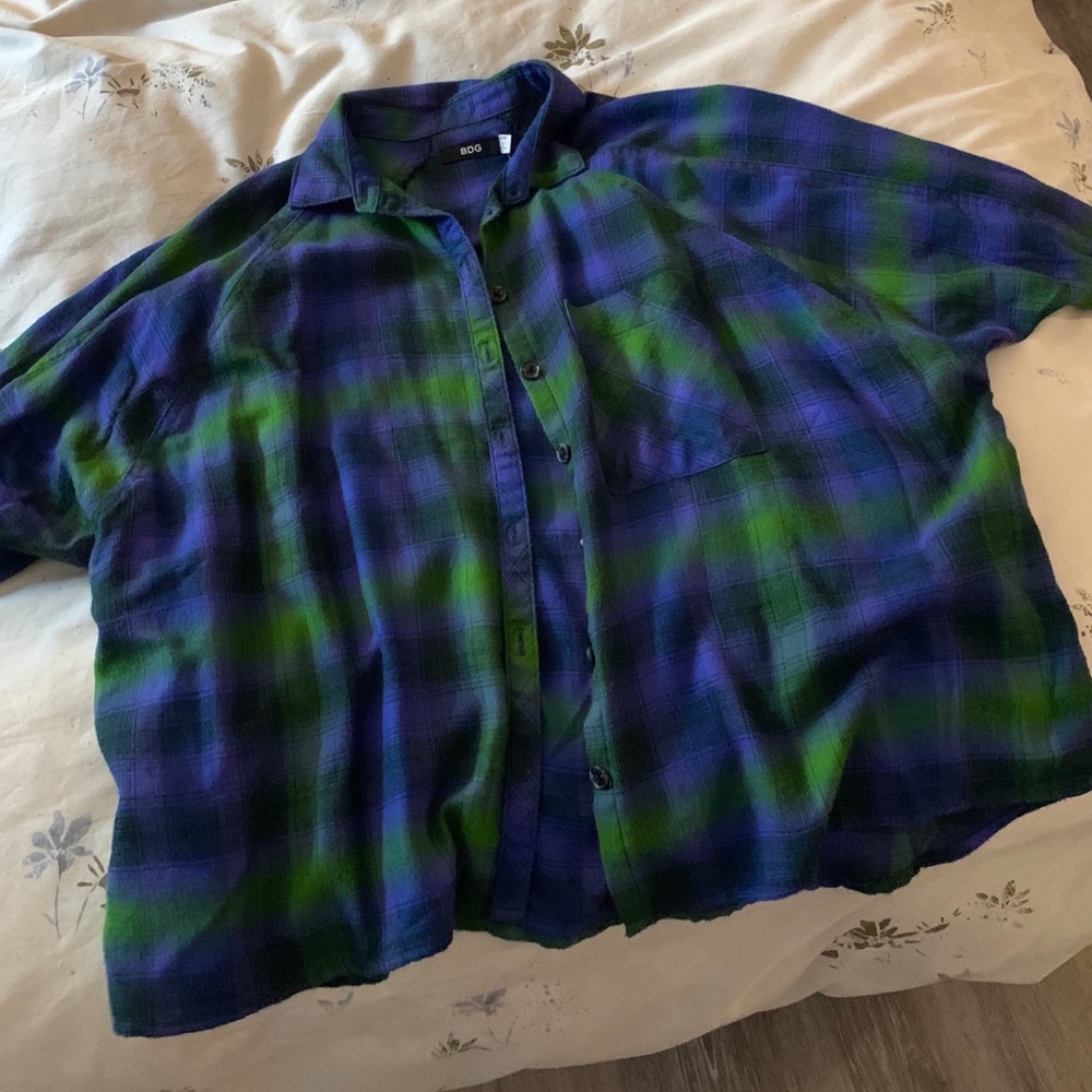 NWT Urban Outfitters Brendan Drapey Flannel